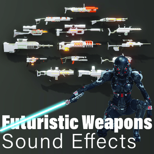 Futuristic Weapons Sound Effects Cover Album